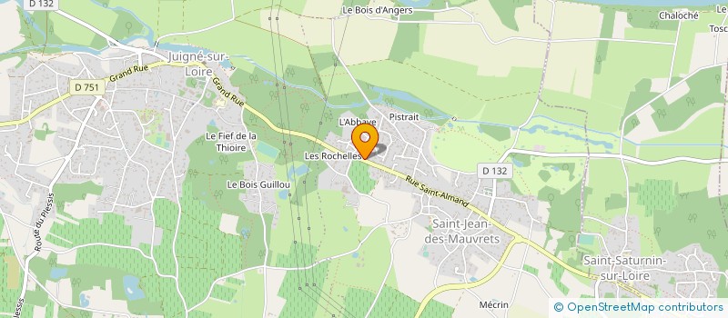 localisation de l'entreprise SARL LA MUSARDIERE à LES GARENNES SUR LOIRE
