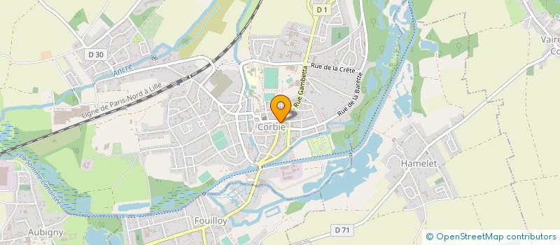 localisation de l'entreprise SARL LA NISSA  CORBIE