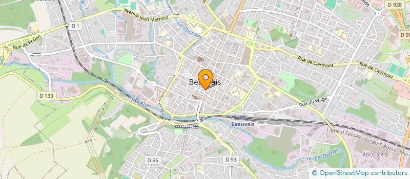 localisation de l'entreprise SARL LA NONNA  BEAUVAIS