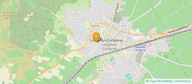 localisation de l'entreprise SARL LA PACOULINE à LEZIGNAN-CORBIERES