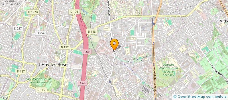 localisation de l'entreprise SARL LA PALETTE  VILLEJUIF