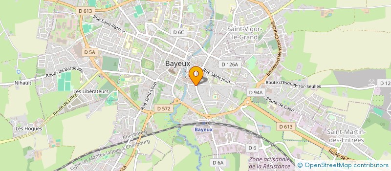 localisation de l'entreprise SARL LA PALMERAIE  BAYEUX