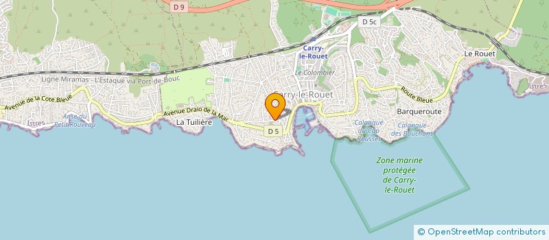 localisation de l'entreprise SARL LA PALMERAIE à CARRY-LE-ROUET