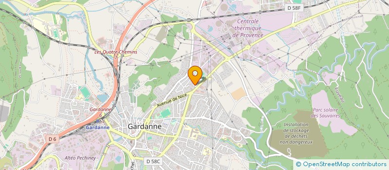 localisation de l'entreprise SARL LA PALUN OPTIQUE à GARDANNE