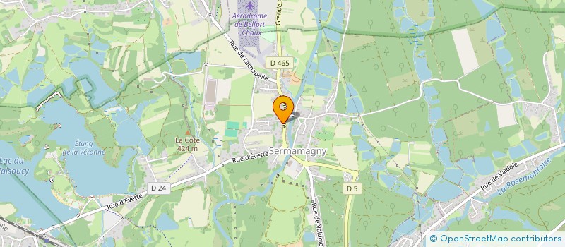 localisation de l'entreprise SARL LA PAMPA à SERMAMAGNY