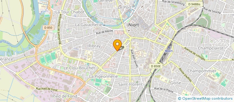 localisation de l'entreprise SARL LA PANETIERE à NIORT