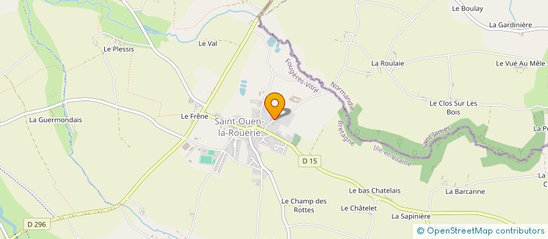 localisation de l'entreprise SARL LA PARLETTE  VAL-COUESNON