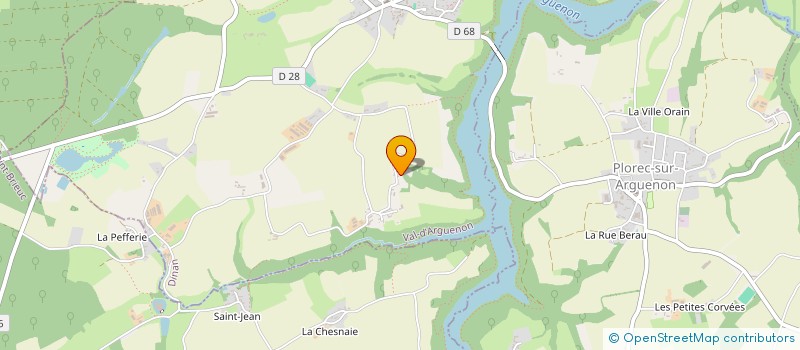 localisation de l'entreprise SARL LA PARTISANE  JOYEUSE