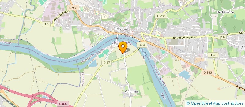 localisation de l'entreprise SARL LA PASSERELLE  QUINCIEUX