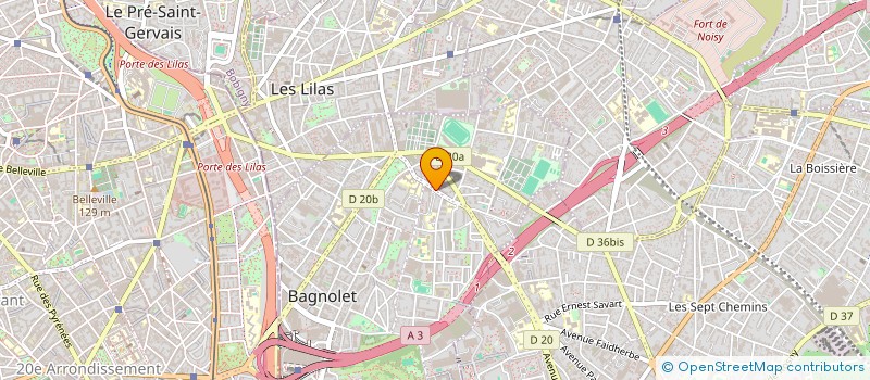 localisation de l'entreprise SARL LA PASSION à BAGNOLET