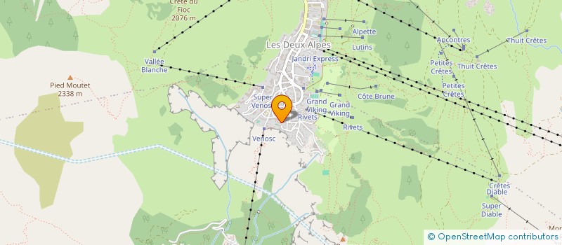 localisation de l'entreprise SARL LA PASTORALE à LES DEUX ALPES