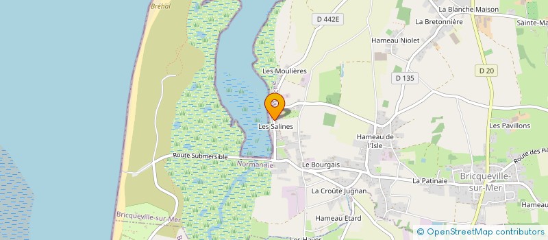 localisation de l'entreprise SARL LA PERLE SALINE à BRICQUEVILLE-SUR-MER