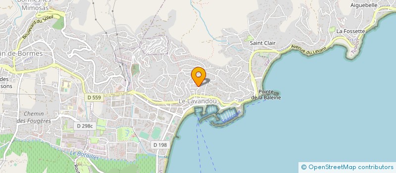 localisation de l'entreprise SARL LA PETITE BOHEME à LE LAVANDOU