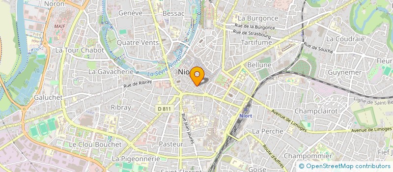 localisation de l'entreprise SARL LA PETITE BOUTIQUE DES HORREURS à NIORT