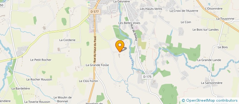 localisation de l'entreprise SARL LA PETITE FOSSE à VIRE-NORMANDIE