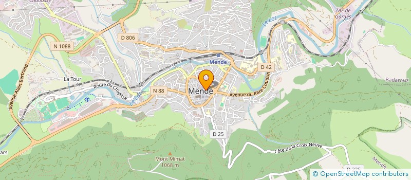 localisation de l'entreprise SARL LA PETITE GRIGNOTTE à MENDE
