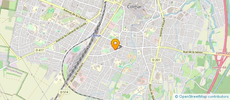 localisation de l'entreprise SARL LA PHENICIE  COLMAR