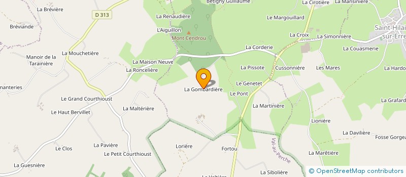 localisation de l'entreprise SARL LA PICHARDIERE à CETON