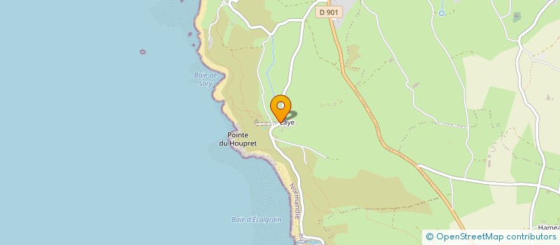 localisation de l'entreprise SARL LA PIERRE D OMONVILLE  LA HAGUE