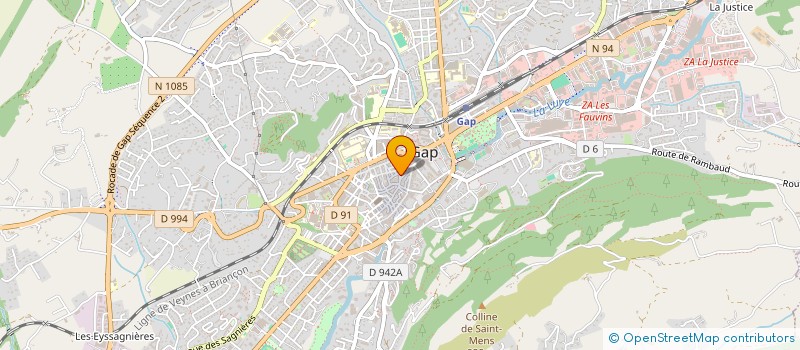 localisation de l'entreprise SARL LA PIETONE  GAP