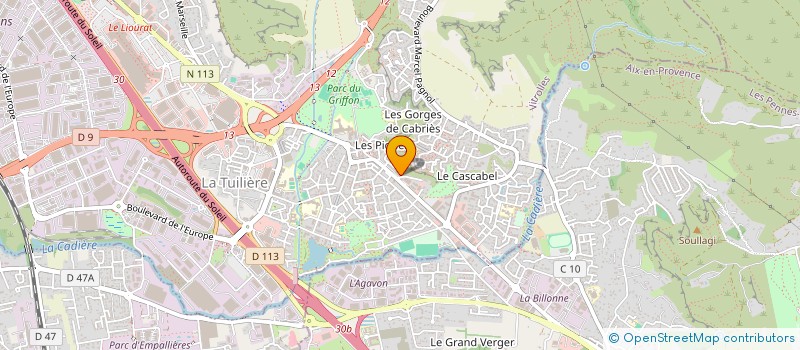 localisation de l'entreprise SARL LA PINEDE à VITROLLES