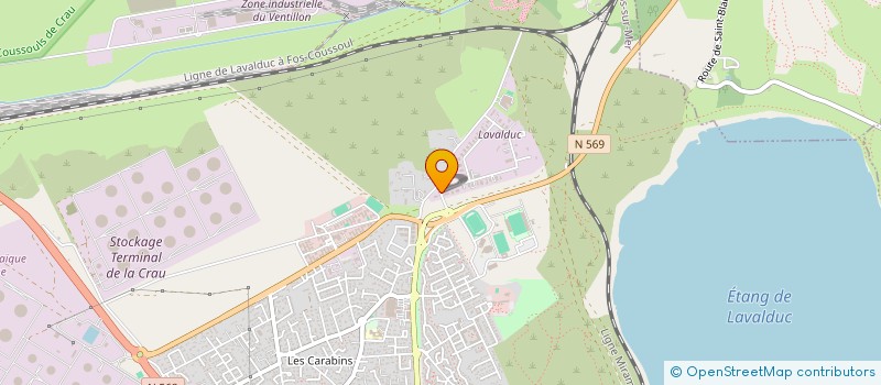 localisation de l'entreprise SARL LA PINEDE  FOS-SUR-MER