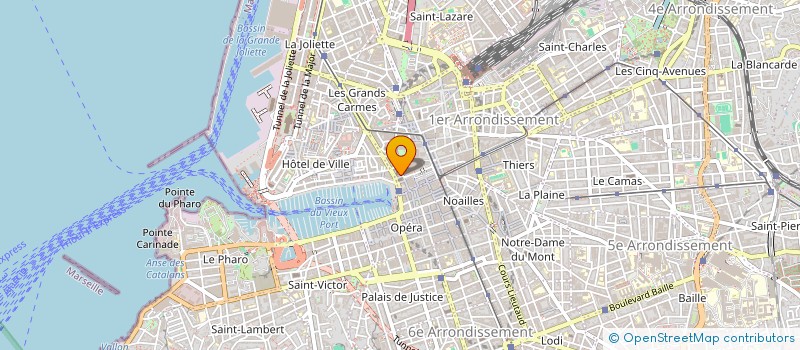 localisation de l'entreprise SARL LA PIPE à MARSEILLE 1ER