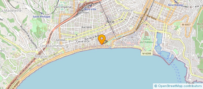 localisation de l'entreprise SARL LA PISTACHERIE à NICE