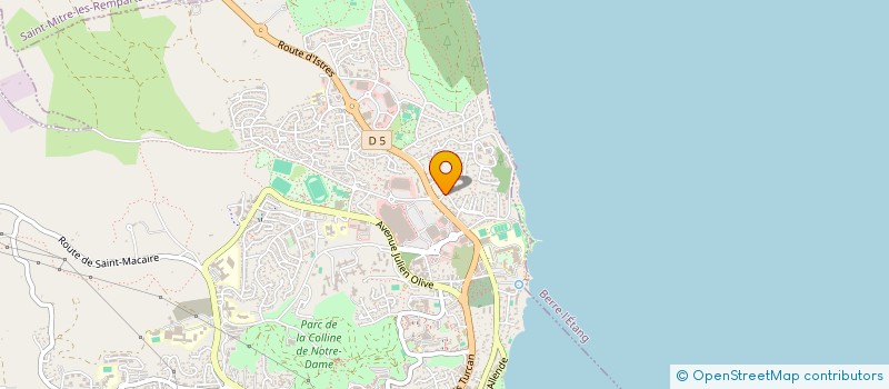 localisation de l'entreprise SARL LA PIZZA à MARTIGUES