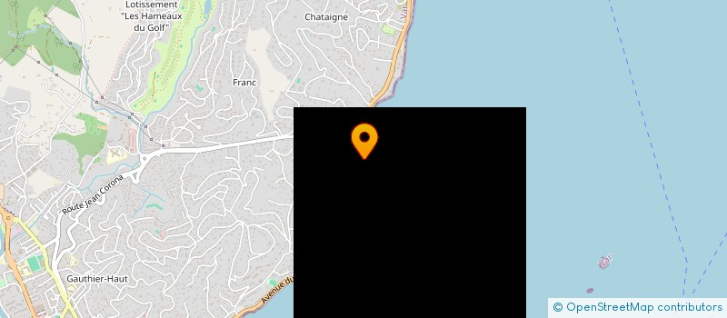 localisation de l'entreprise SARL LA PLAGE à SAINTE-MAXIME