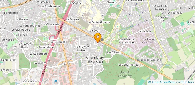 localisation de l'entreprise SARL LA PLAINE  CHAMBRAY-LES-TOURS