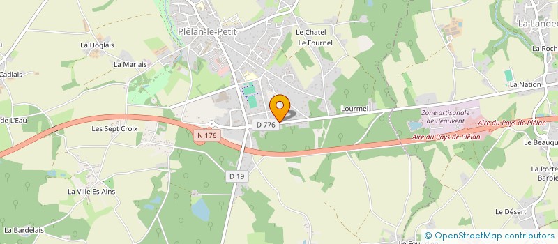 localisation de l'entreprise SARL LA PLELANAISE à PLELAN-LE-PETIT