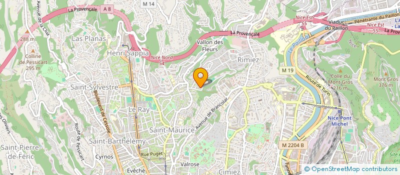 localisation de l'entreprise SARL LA POMME D'ADAM à NICE