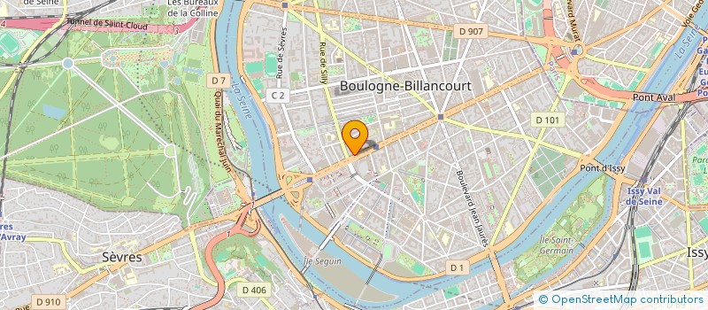 localisation de l'entreprise SARL LA POMMERAIE à BOULOGNE-BILLANCOURT