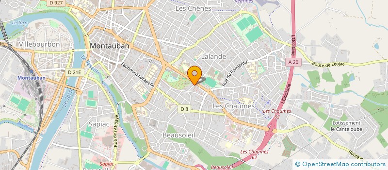 localisation de l'entreprise SARL LA PORTEUSE DE PAIN à MONTAUBAN