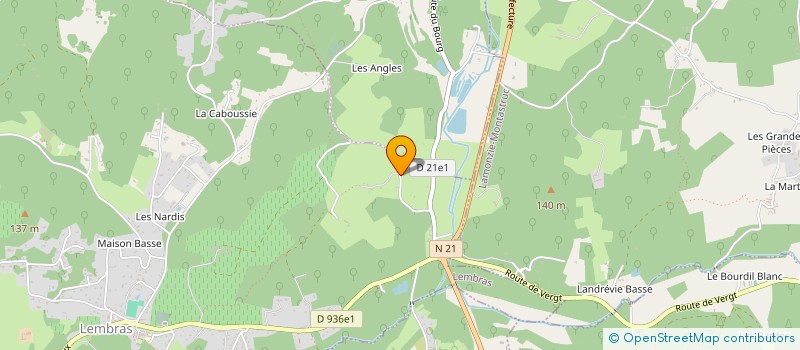 localisation de l'entreprise SARL LA POTERIE PERIGORDINE à LEMBRAS