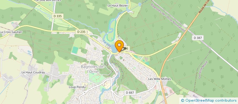localisation de l'entreprise SARL LA POTINIERE à BAGNOLES-DE-L'ORNE-NORMANDIE