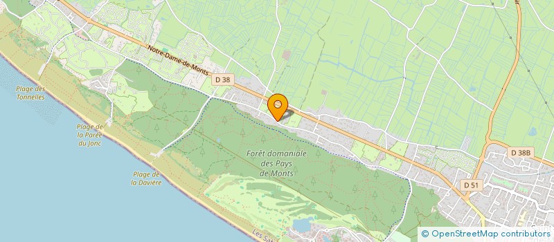 localisation de l'entreprise SARL LA PRAIRIE  SAINT-JEAN-DE-MONTS