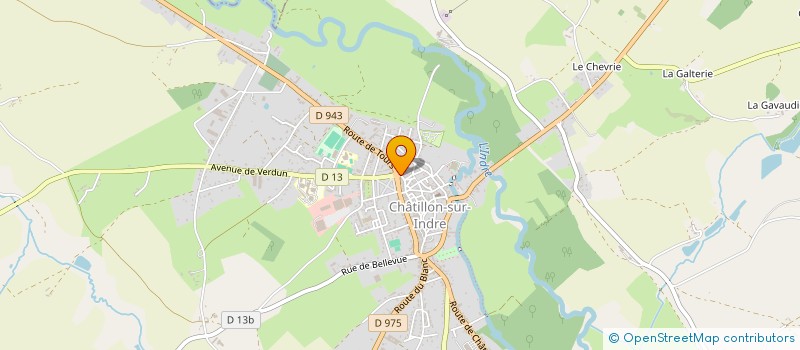 localisation de l'entreprise SARL LA PROMENADE à CHATILLON-SUR-INDRE