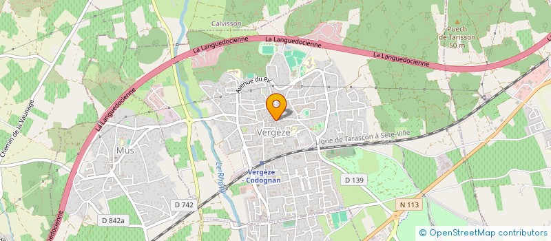 localisation de l'entreprise SARL LA PROVENCALE à VERGEZE