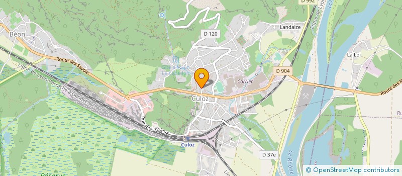 localisation de l'entreprise SARL LA PROVINCIALE à CULOZ-BEON