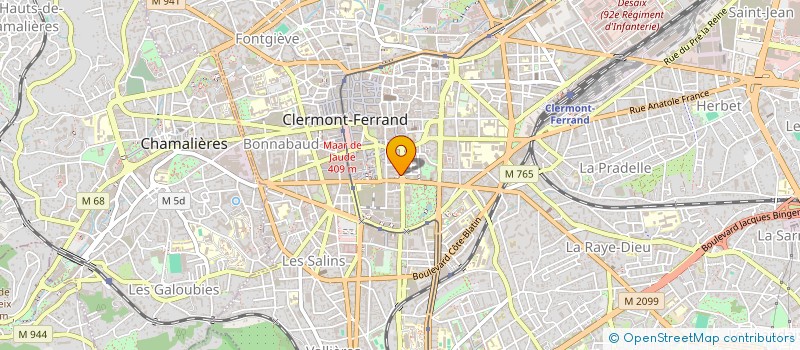 localisation de l'entreprise SARL LA PYRAMIDE  CLERMONT-FERRAND