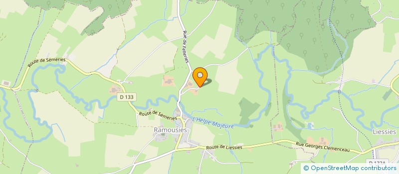 localisation de l'entreprise SARL LA RAMOUSIENNE DU BATIMENT  RAMOUSIES