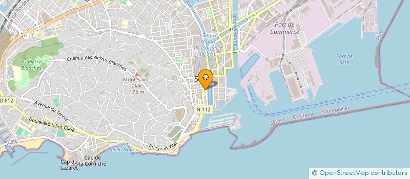 localisation de l'entreprise SARL LA RASCASSE à SETE