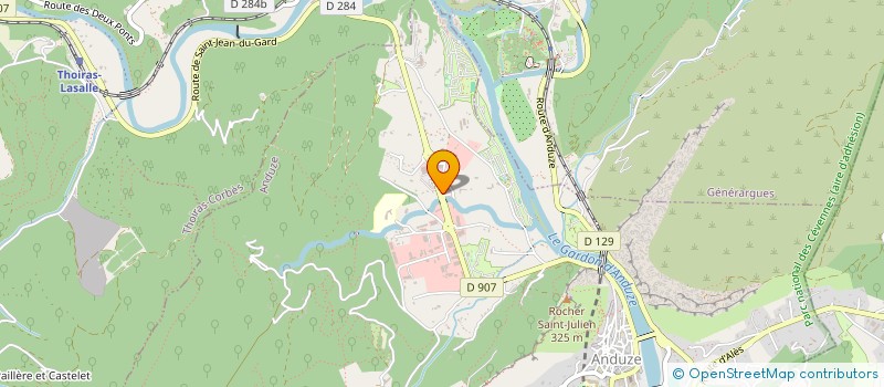 localisation de l'entreprise SARL LA REGALIERE  ANDUZE