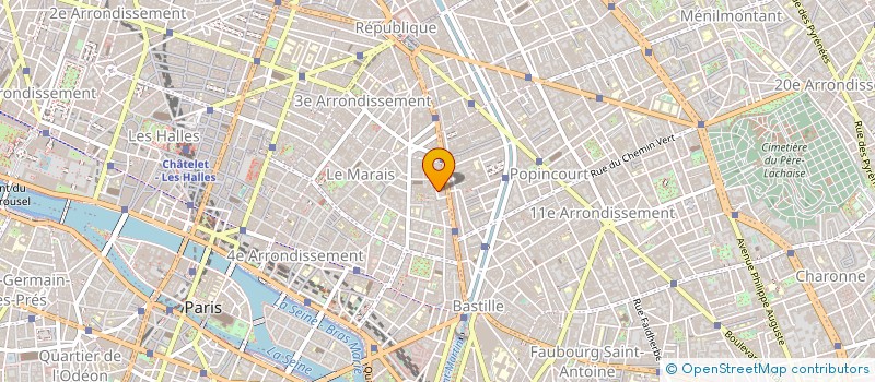 localisation de l'entreprise SARL LA RELIURE DES ARQUEBUSIERS à PARIS