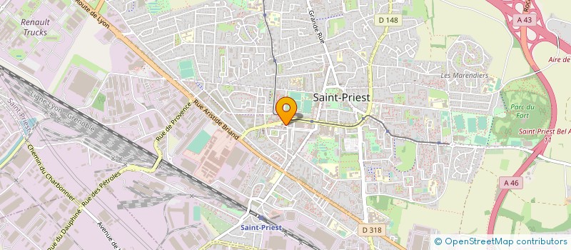 localisation de l'entreprise SARL LA RENAISSANCE à SAINT-PRIEST