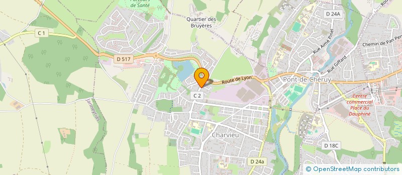 localisation de l'entreprise SARL LA RENARDIERE à TIGNIEU-JAMEYZIEU