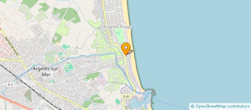 localisation de l'entreprise SARL LA RESERVE à ARGELES-SUR-MER