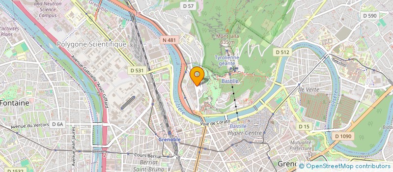 localisation de l'entreprise SARL LA RHUMERIE  GRENOBLE